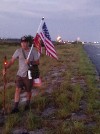 Doc Brown Walking on road