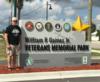 William R. Gaines Jr. Veterans Memorial Park dedication on Feb. 23, 2019.
