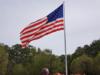 Flag waving at Devil Dog Ceremony