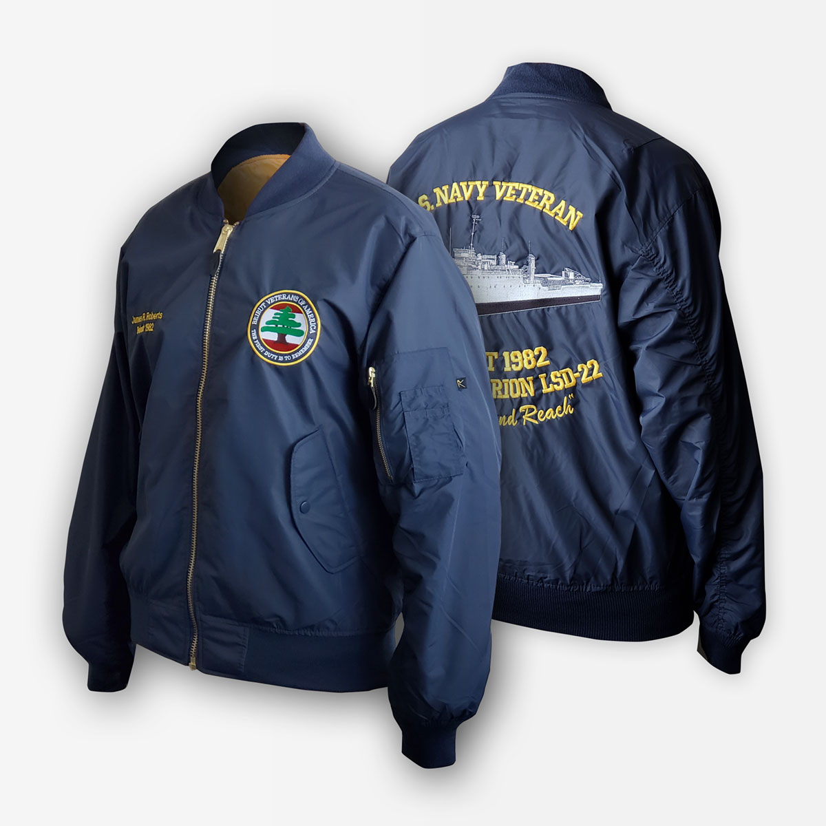 BVA Customized Jackets | Beirut Veterans of America